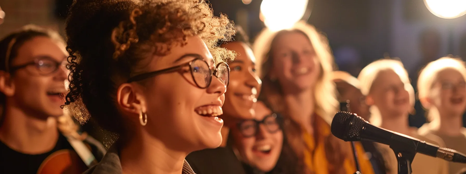 a smiling perry and suzette price surrounded by a diverse group of young musicians, embodying their passion for mentorship and community impact in the music industry.