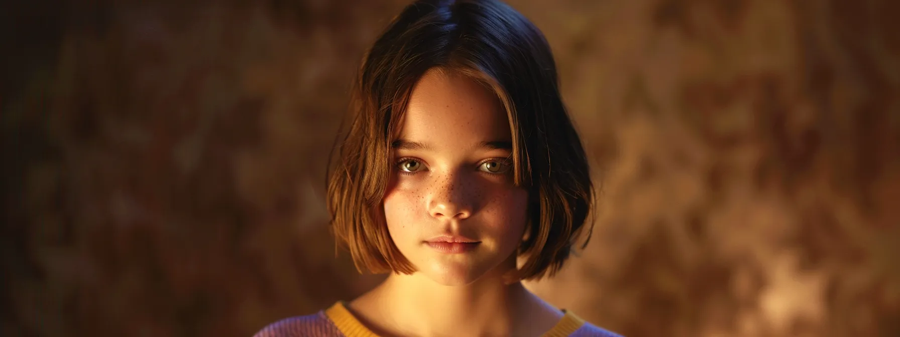 a young, determined katie holmes looking earnestly into the camera during her audition for the role of joey potter in 